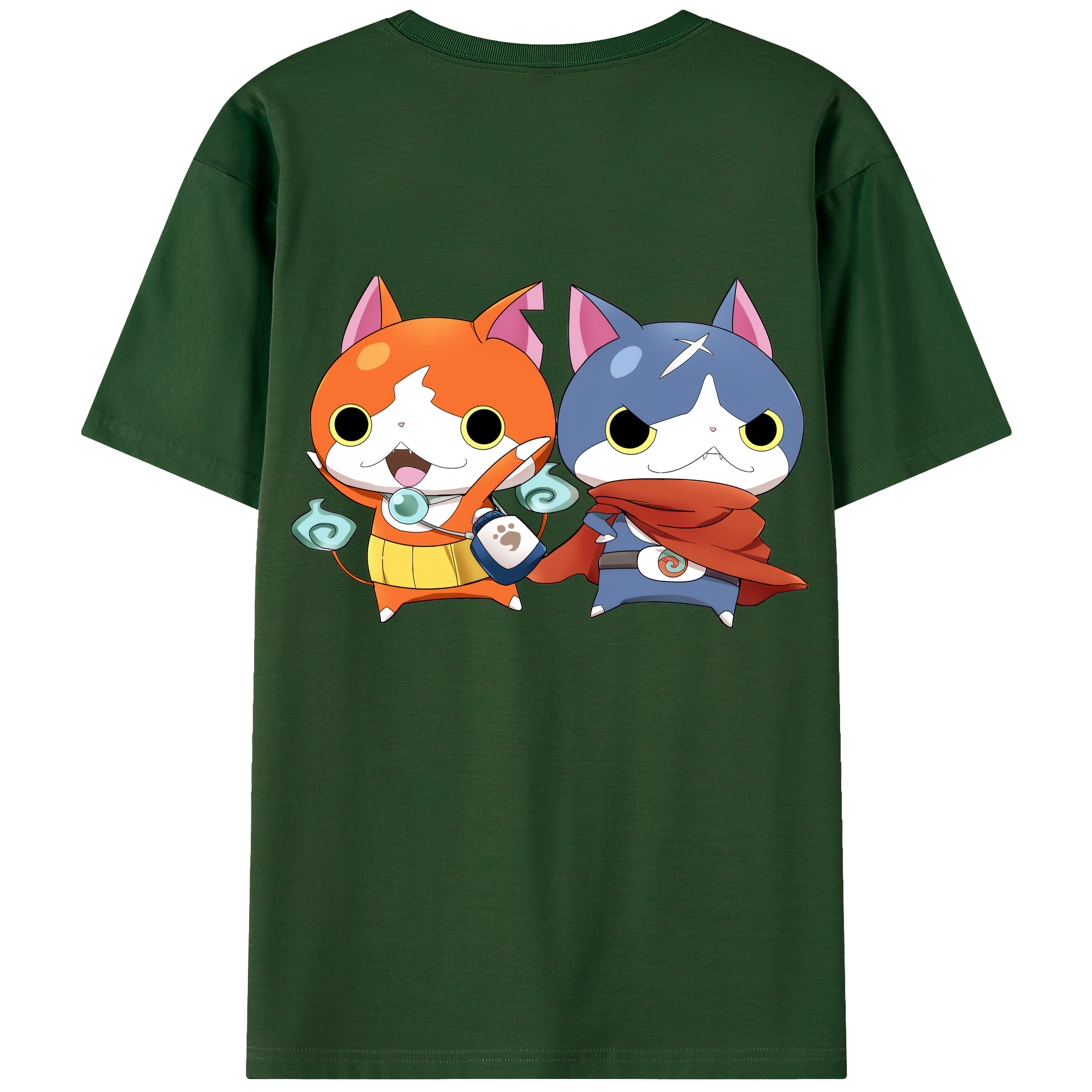 （画像用） 妖怪ウォッチ Yo-kai Watch 綿100％半袖Tシャツ（背面プリント）